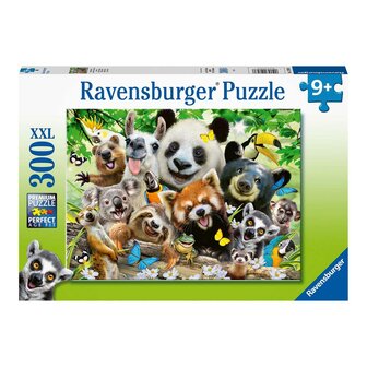 Ravensburger Wildlife selfie dierenpuzzel 300 stukjes XXL