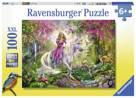 Ravensburger Eenhoorn magisch ritje puzzel 100 stukjes XXL