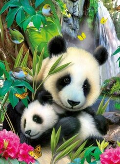 Ravensburger Lieve Panda puzzel 300 stukjes XXL