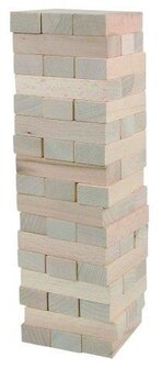 Woody Tower Tonny naturel Jenga-spel toren