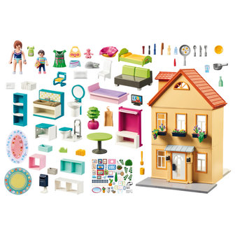 PLAYMOBIL City Life Mijn Huis 70014 Incompleet