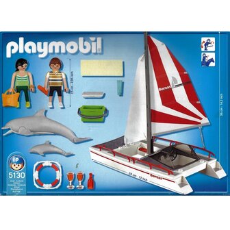 PLAYMOBIL Catamaran met Dolfijnen 5130