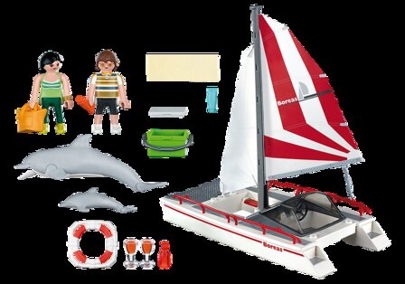 PLAYMOBIL Catamaran met Dolfijnen 5130