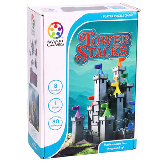 Smartgames Tower Stacks 3D puzzelspel 80 uitdagingen