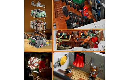 LEGO Marvel Sanctum Sanctorum Collectible met Iron Man en Doctor Strange Minifiguren 76218