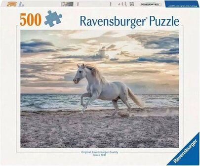 Ravensburger Paarden op het strand puzzel 500 stukjes