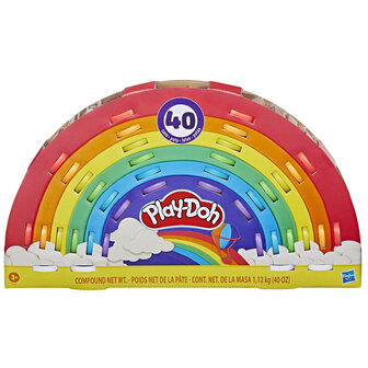 Playdoh regenboog klei compound pack 40 potjes