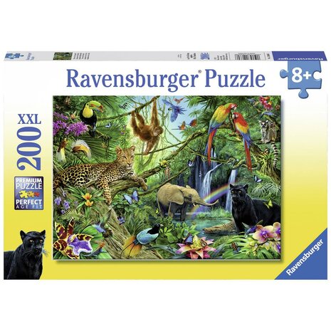 Ravensburger Dieren in de Jungle puzzel 200 stukjes XXL