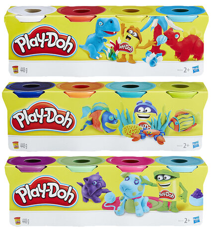 Play-doh klassiek assortiment 4 kleuren: Kies zelf welke je wilt!