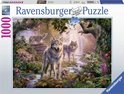 Ravensburger puzzel Wolvenfamilie in de zomer 1.000 stukjes