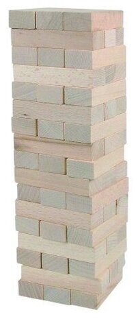 Woody Tower Tonny naturel Jenga-spel toren