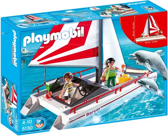 PLAYMOBIL Catamaran met Dolfijnen 5130