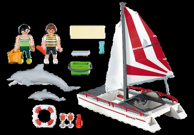 PLAYMOBIL Catamaran met Dolfijnen 5130