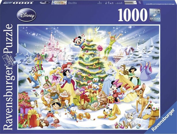 Ravensburger puzzel Kerstmis met Disney 1.000 stukjes