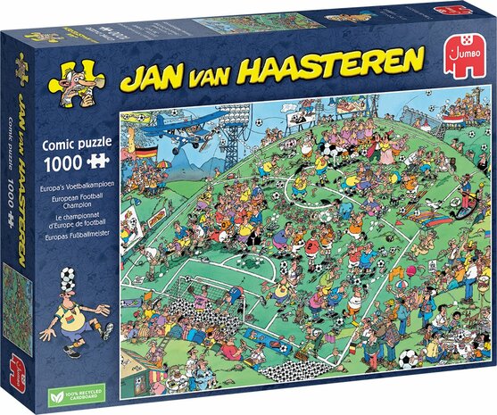 Jan van Haasteren puzzel Europa Voetbalkampioen EK 2024 1000 stukjes