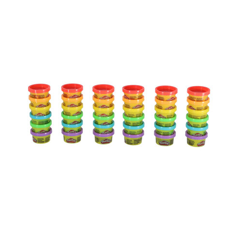 Playdoh regenboog klei compound pack 40 potjes